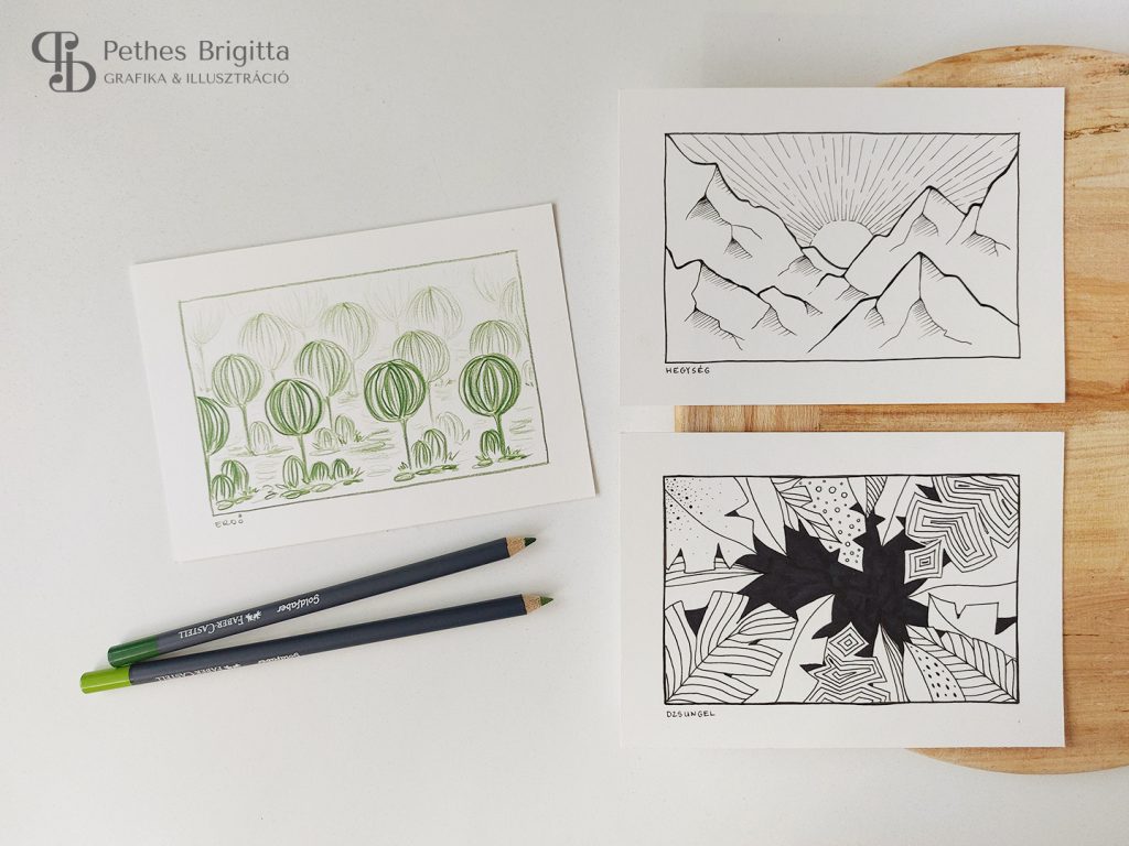 Illusztráció képzés | Kedvenc feladataim I.