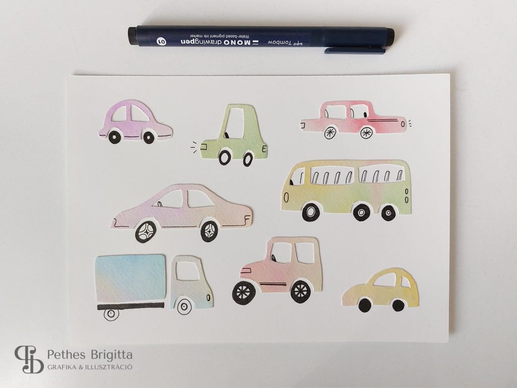 Illusztráció képzés | Kedvenc feladataim I.